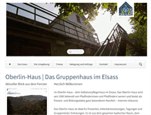 Tablet Screenshot of oberlin-haus.de